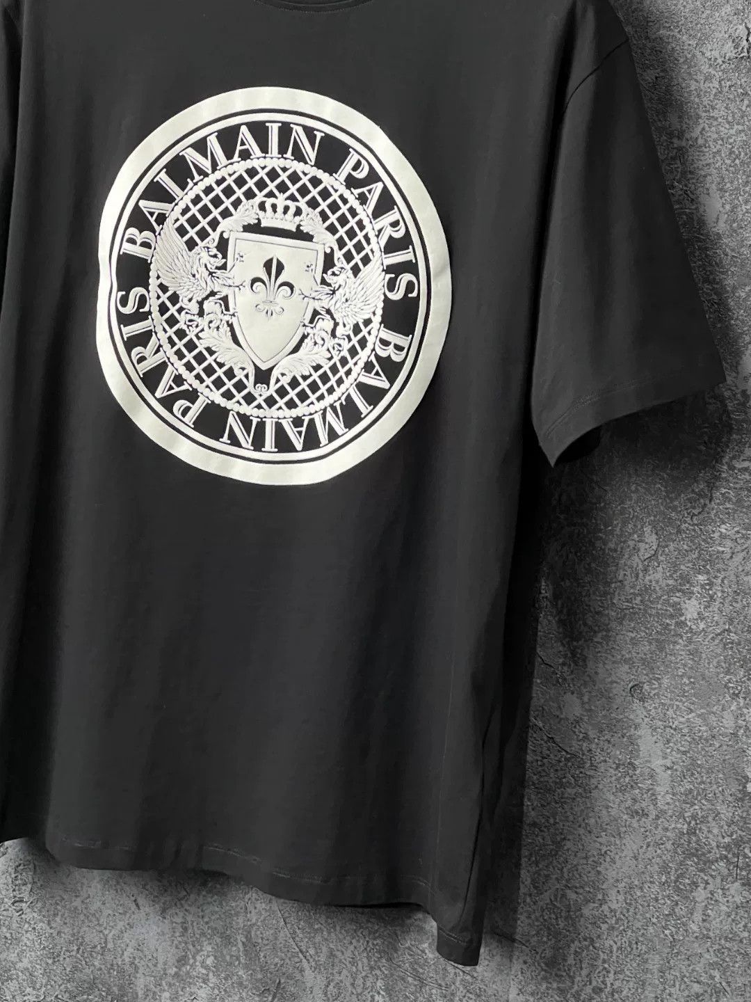 Balmain Balmain Cotton Printed T-Shirt m Men Size US M / EU 48-50 / 2 - 5 Thumbnail