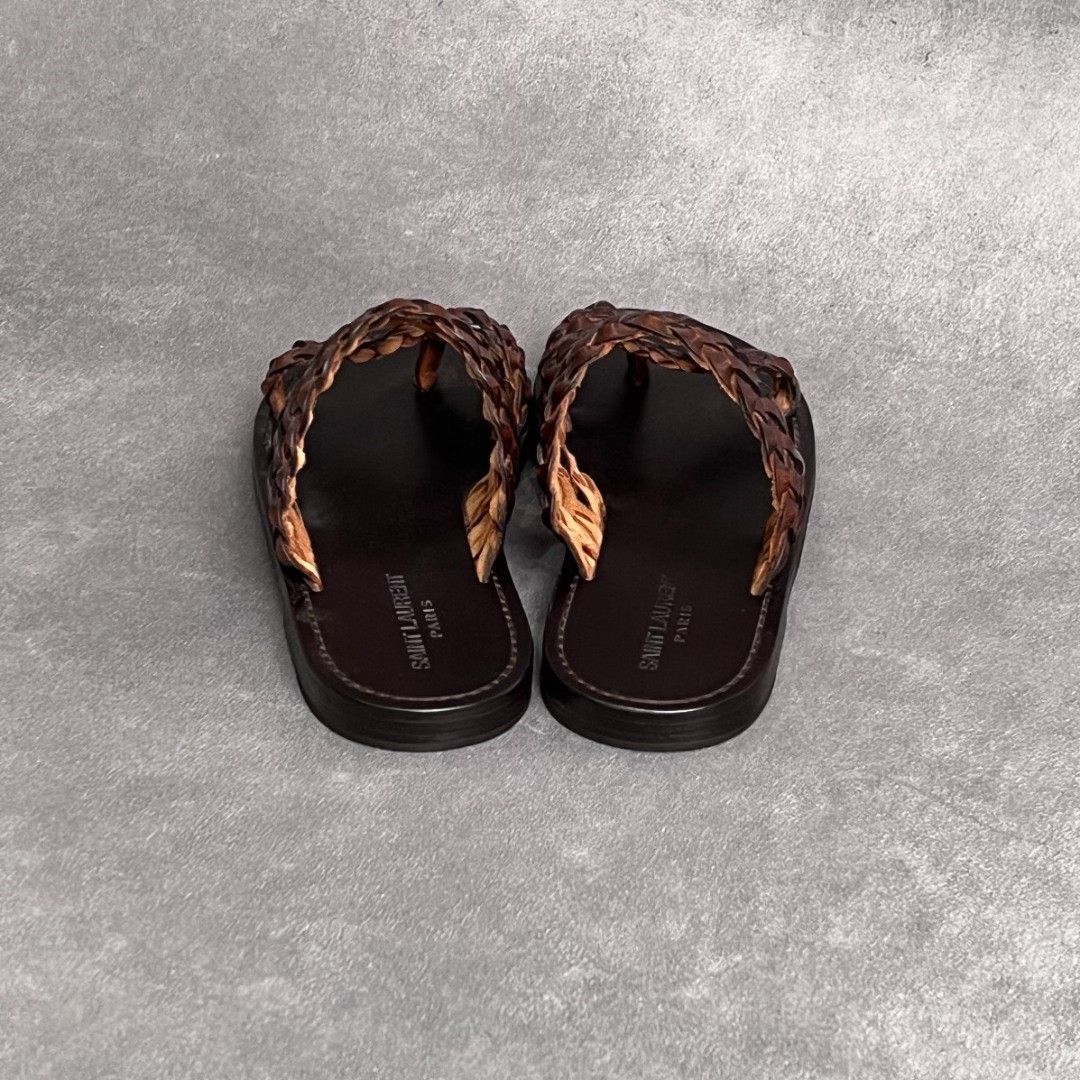 Saint Laurent Paris Saint Laurent Paris Leather Lowtop Sneakers 7.5 Men Size US 7.5 / EU 40-41 - 8 Thumbnail