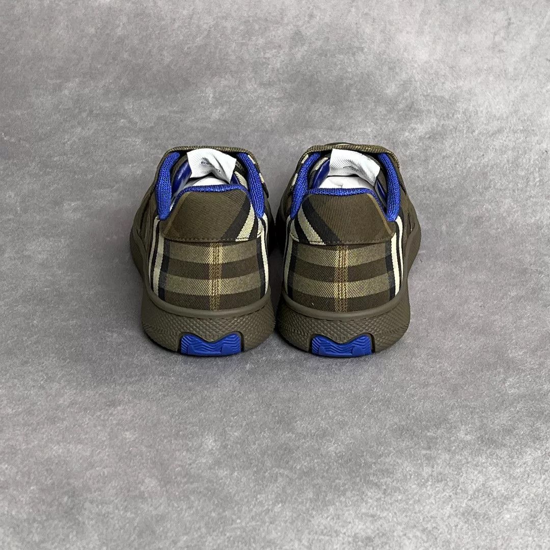 Burberry Burberry Casual Plaid Green Lowtop Sneakers 6 Men Size US 6 / EU 39 - 8 Thumbnail
