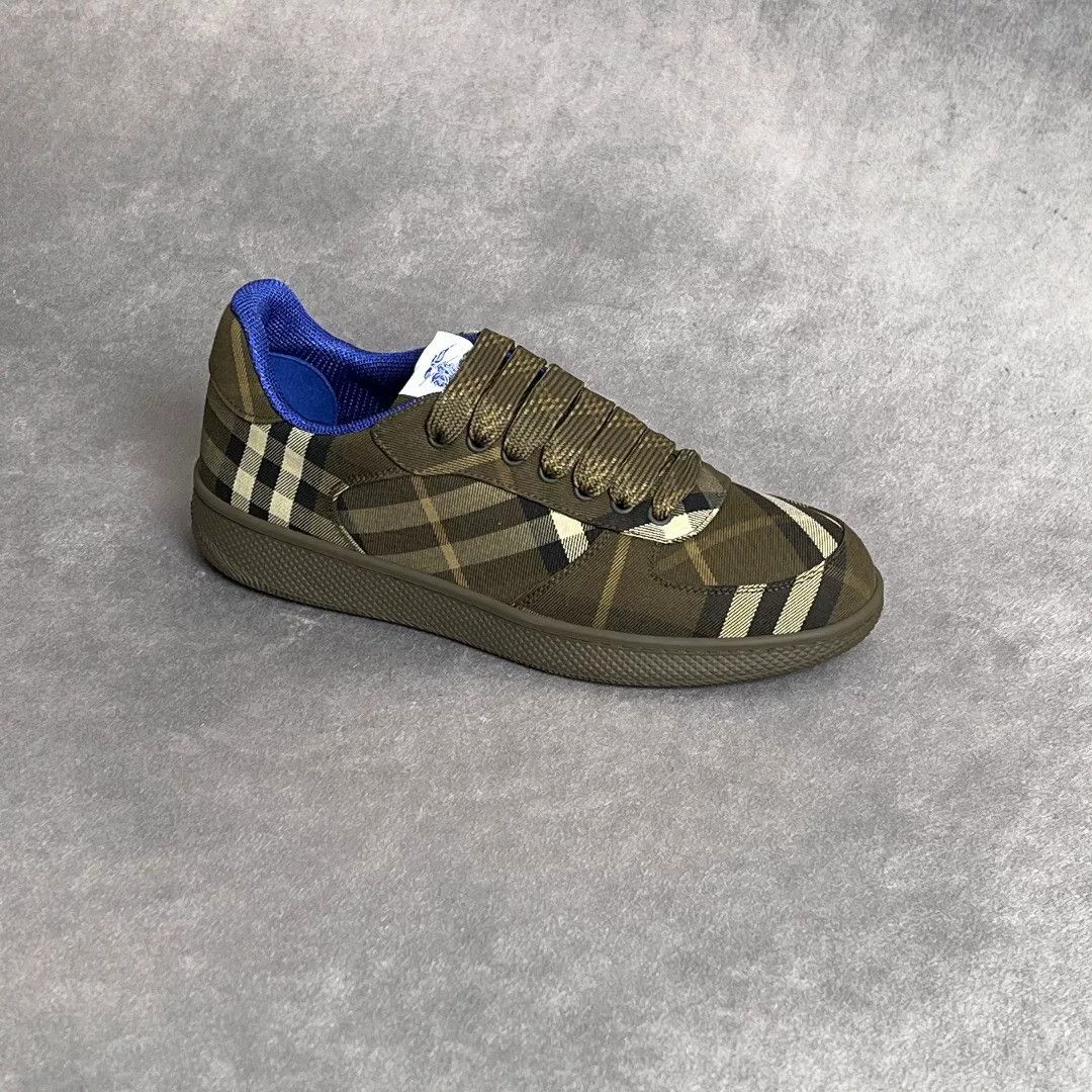 Burberry Burberry Casual Plaid Green Lowtop Sneakers 6 Men Size US 6 / EU 39 - 3 Thumbnail