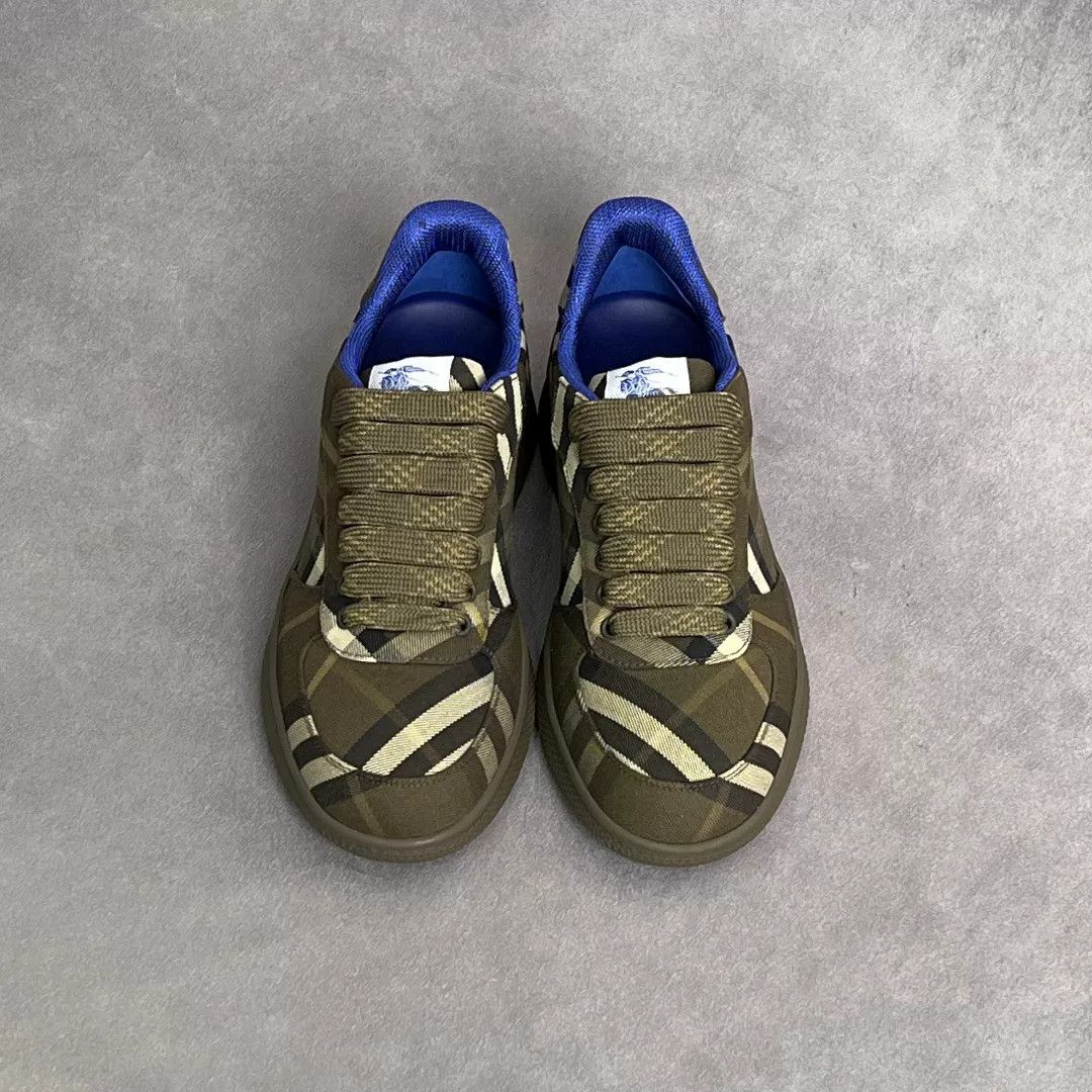 Burberry Burberry Casual Plaid Green Lowtop Sneakers 6 Men Size US 6 / EU 39 - 2 Thumbnail