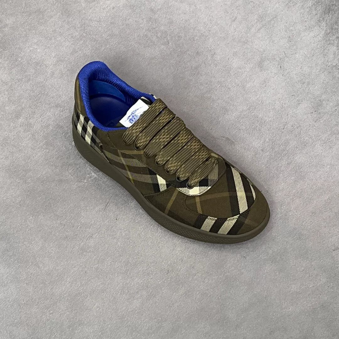 Burberry Burberry Casual Plaid Green Lowtop Sneakers 6 Men Size US 6 / EU 39 - 4 Thumbnail
