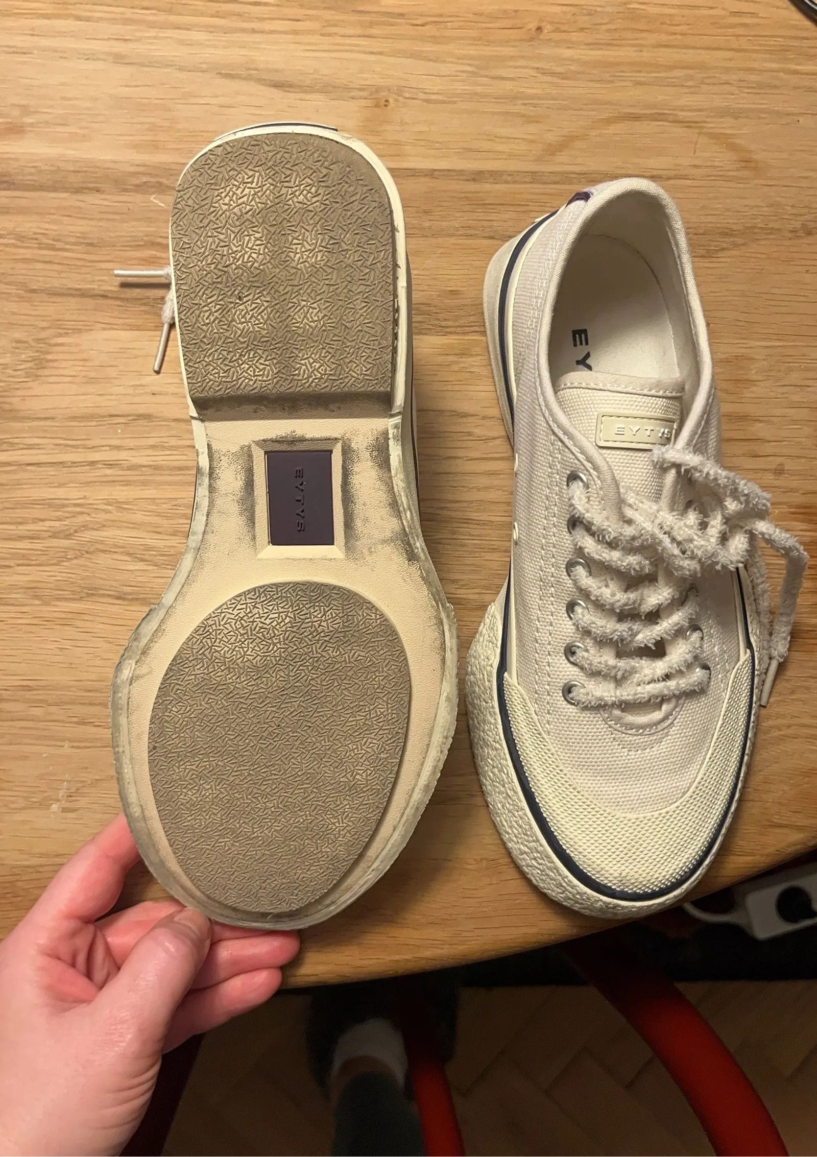 Eytys Eytys Laguna Ecru Sneakers Size US 7 / IT 37 - 5 Thumbnail