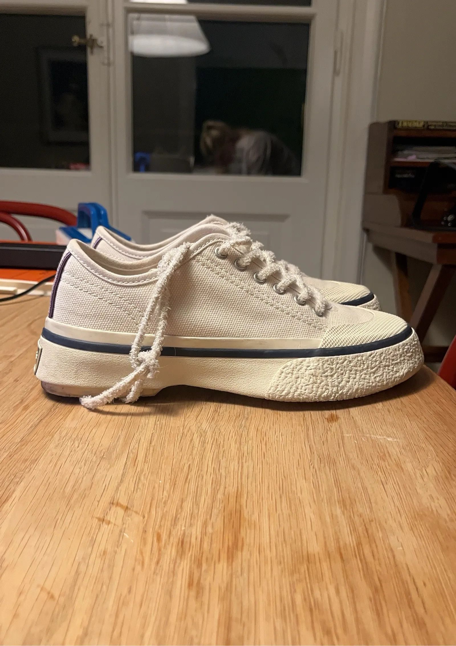 Eytys Eytys Laguna Ecru Sneakers Size US 7 / IT 37 - 4 Thumbnail