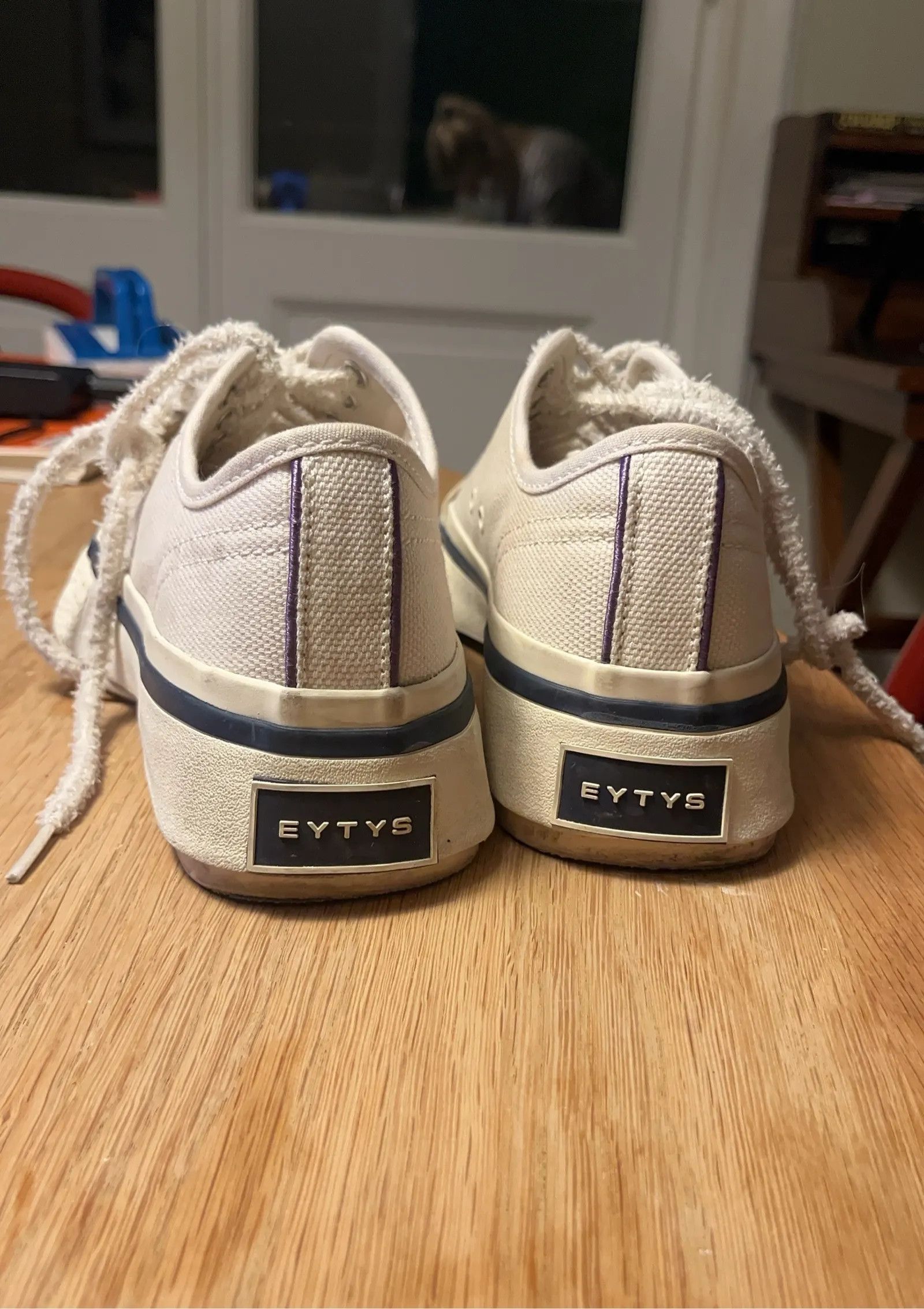 Eytys Eytys Laguna Ecru Sneakers Size US 7 / IT 37 - 3 Thumbnail