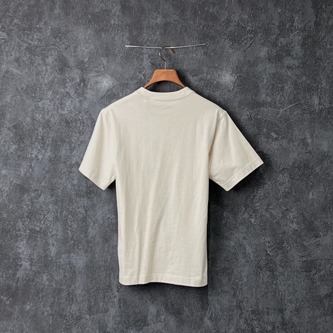 Burberry Burberry Cotton Printed White T-Shirt xs Men Size US XS / EU 42 / 0 - 2 Thumbnail