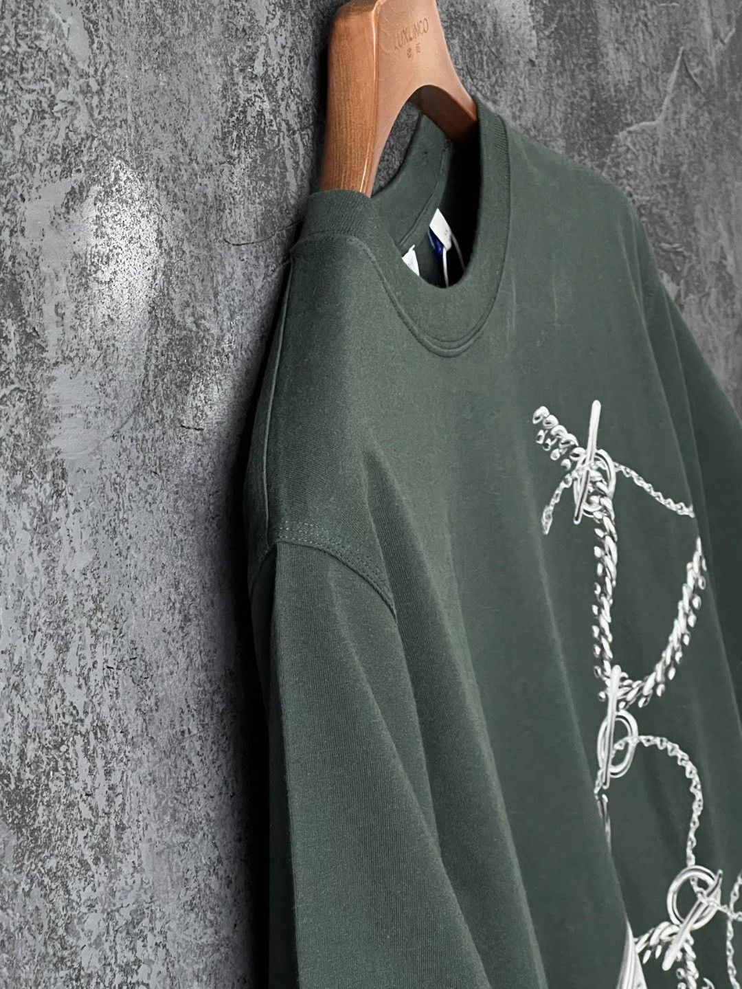 Burberry Burberry Cotton Printed Green T-Shirt xs Men Size US XS / EU 42 / 0 - 5 Thumbnail