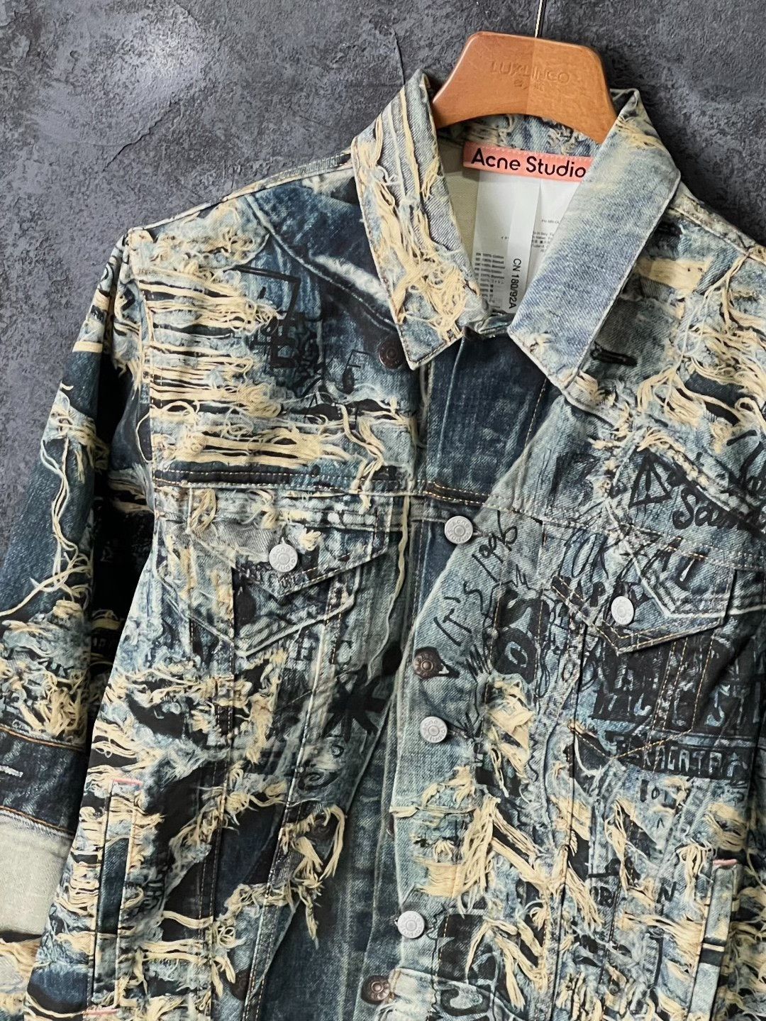Acne Studios Acne Studios Denim Cotton Light Jacket s Men Size US S / EU 44-46 / 1 - 4 Thumbnail