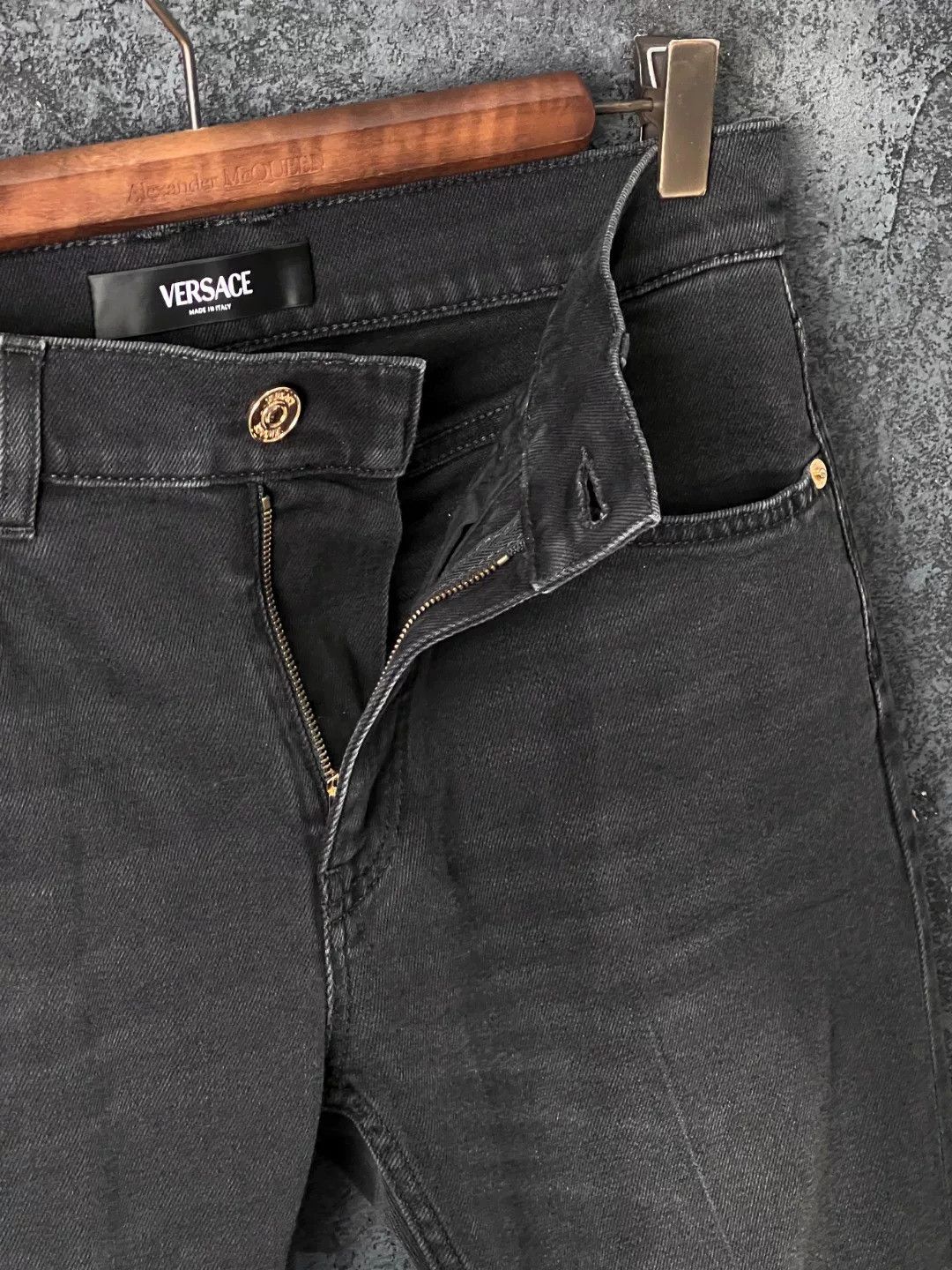 Versace Versace Denim Cotton Black Denim Jeans 32 Men Size US 32 / EU 48 - 4 Thumbnail