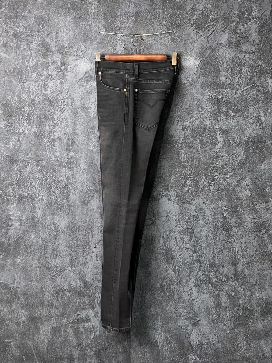 Versace Versace Denim Cotton Black Denim Jeans 32 Men Size US 32 / EU 48 - 7 Thumbnail