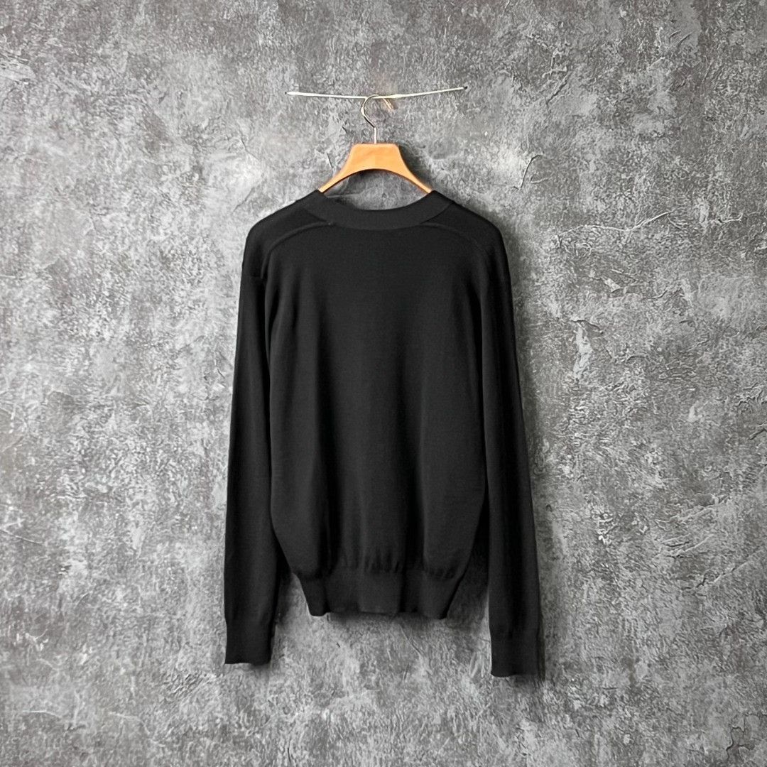 Burberry Burberry Knit Wool Black Sweater s Men Size US S / EU 44-46 / 1 - 2 Thumbnail