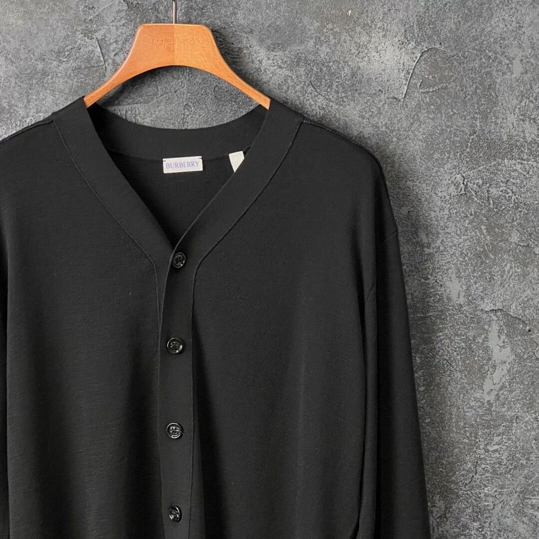 Burberry Burberry Knit Wool Black Sweater s Men Size US S / EU 44-46 / 1 - 3 Thumbnail