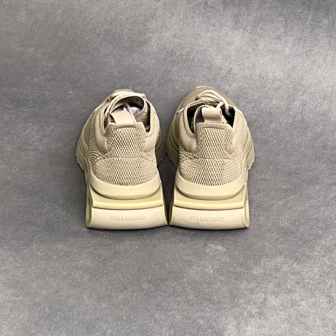 Salvatore Ferragamo Salvatore Ferragamo Leather Beige Lowtop Sneakers 7.5 Men Size US 7.5 / EU 40-41 - 8 Thumbnail