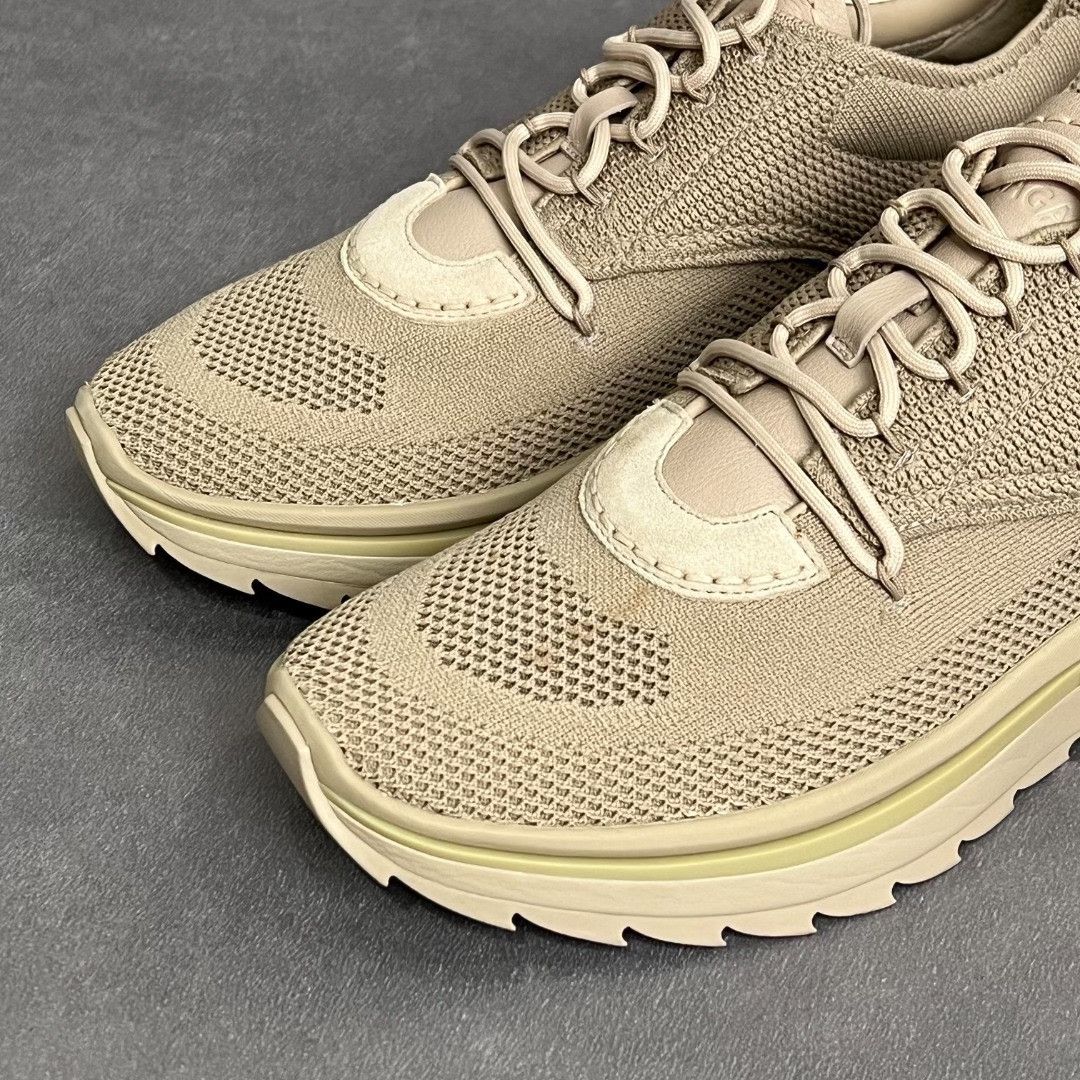 Salvatore Ferragamo Salvatore Ferragamo Leather Beige Lowtop Sneakers 7.5 Men Size US 7.5 / EU 40-41 - 3 Thumbnail