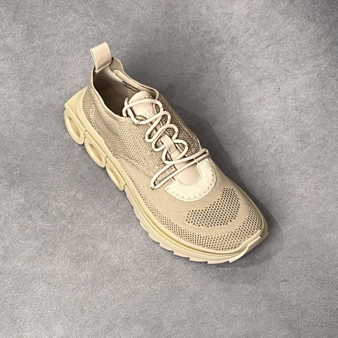 Salvatore Ferragamo Salvatore Ferragamo Leather Beige Lowtop Sneakers 7.5 Men Size US 7.5 / EU 40-41 - 5 Thumbnail