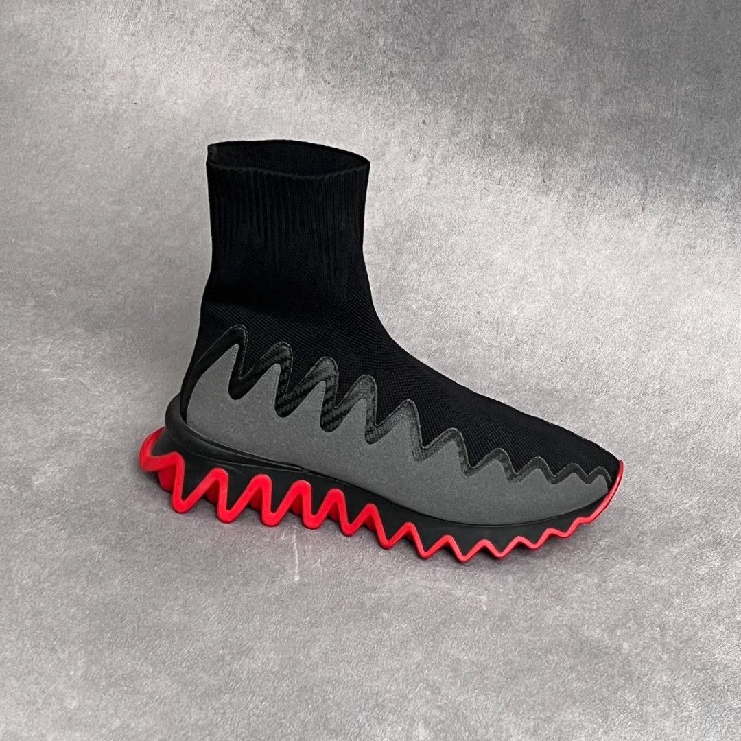 Christian Louboutin Christian Louboutin Multi Hitop Sneakers 6 Men Size US 8.5 / EU 41-42 - 4 Thumbnail