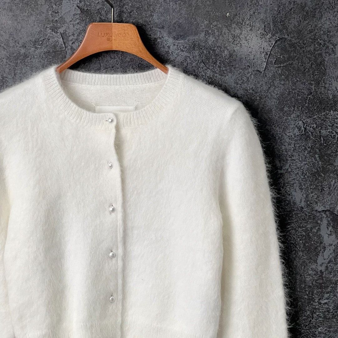Maison Margiela Maison Margiela Knit White Sweater XS Women Size XS / US 0-2 / IT 36-38 - 3 Thumbnail