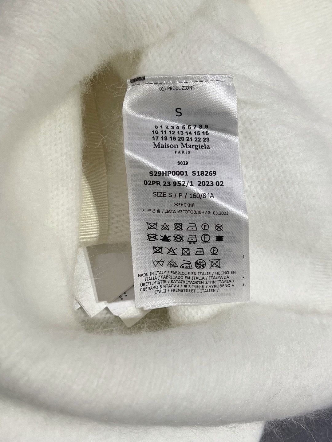Maison Margiela Maison Margiela Knit White Sweater XS Women Size XS / US 0-2 / IT 36-38 - 7 Thumbnail