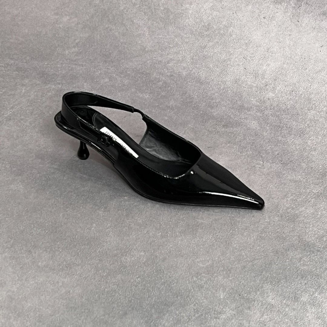 Jimmy Choo Jimmy Choo Leather Black Lowtop Sneakers us_5 Women Size US 5 / IT 35 - 4 Thumbnail