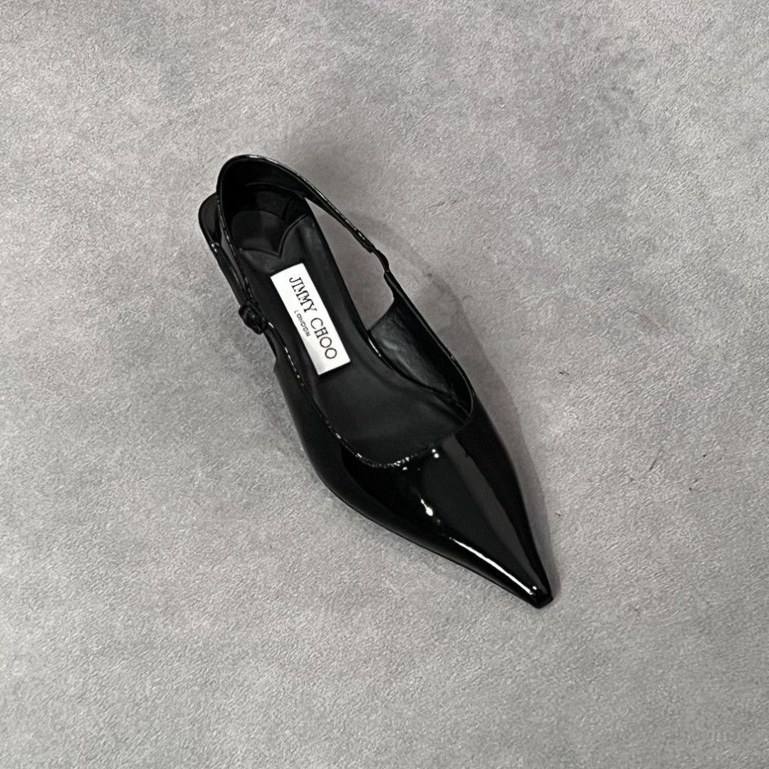 Jimmy Choo Jimmy Choo Leather Black Lowtop Sneakers us_5 Women Size US 5 / IT 35 - 5 Thumbnail