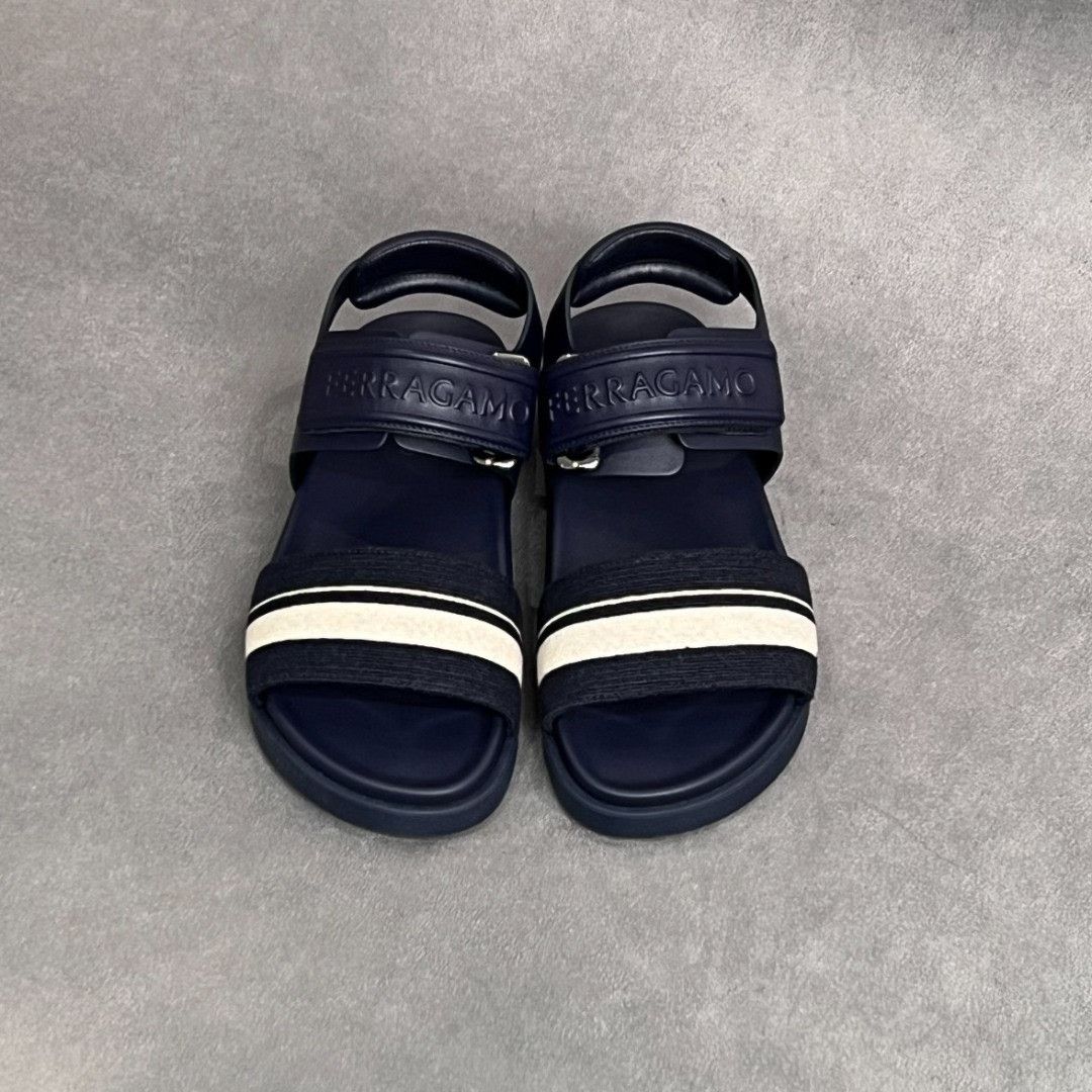 Salvatore Ferragamo Salvatore Ferragamo Casual Blue Sandals 8 Men Size US 8 / EU 41 - 7 Thumbnail