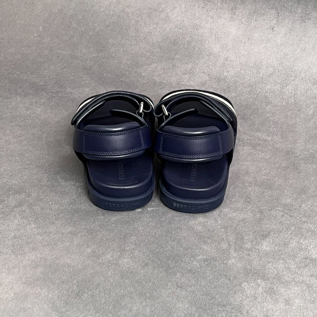 Salvatore Ferragamo Salvatore Ferragamo Casual Blue Sandals 8 Men Size US 8 / EU 41 - 8 Thumbnail
