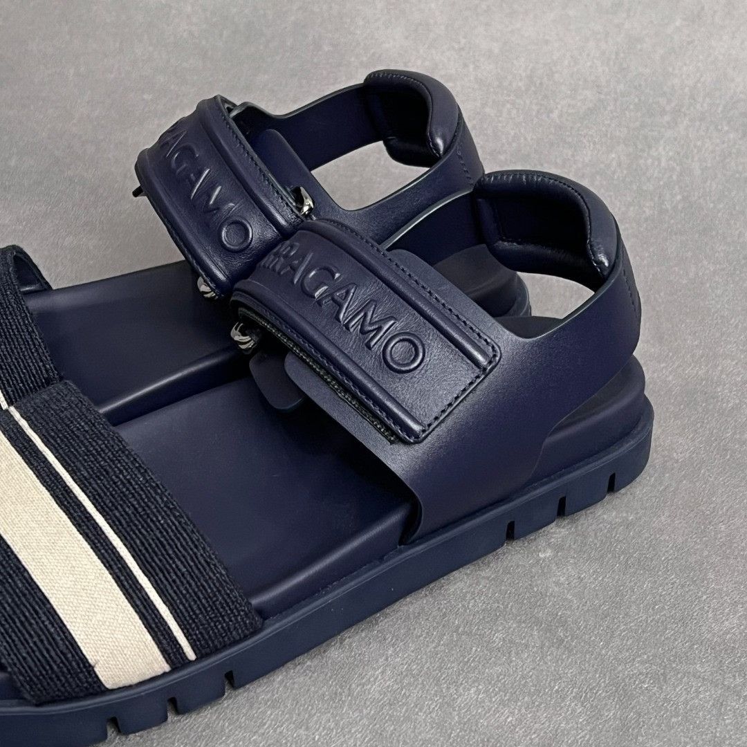 Salvatore Ferragamo Salvatore Ferragamo Casual Blue Sandals 8 Men Size US 8 / EU 41 - 3 Thumbnail