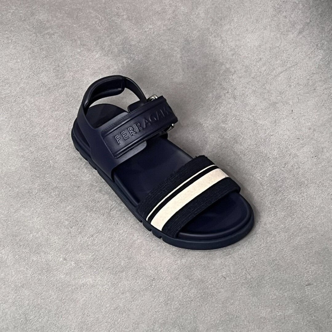 Salvatore Ferragamo Salvatore Ferragamo Casual Blue Sandals 8 Men Size US 8 / EU 41 - 5 Thumbnail