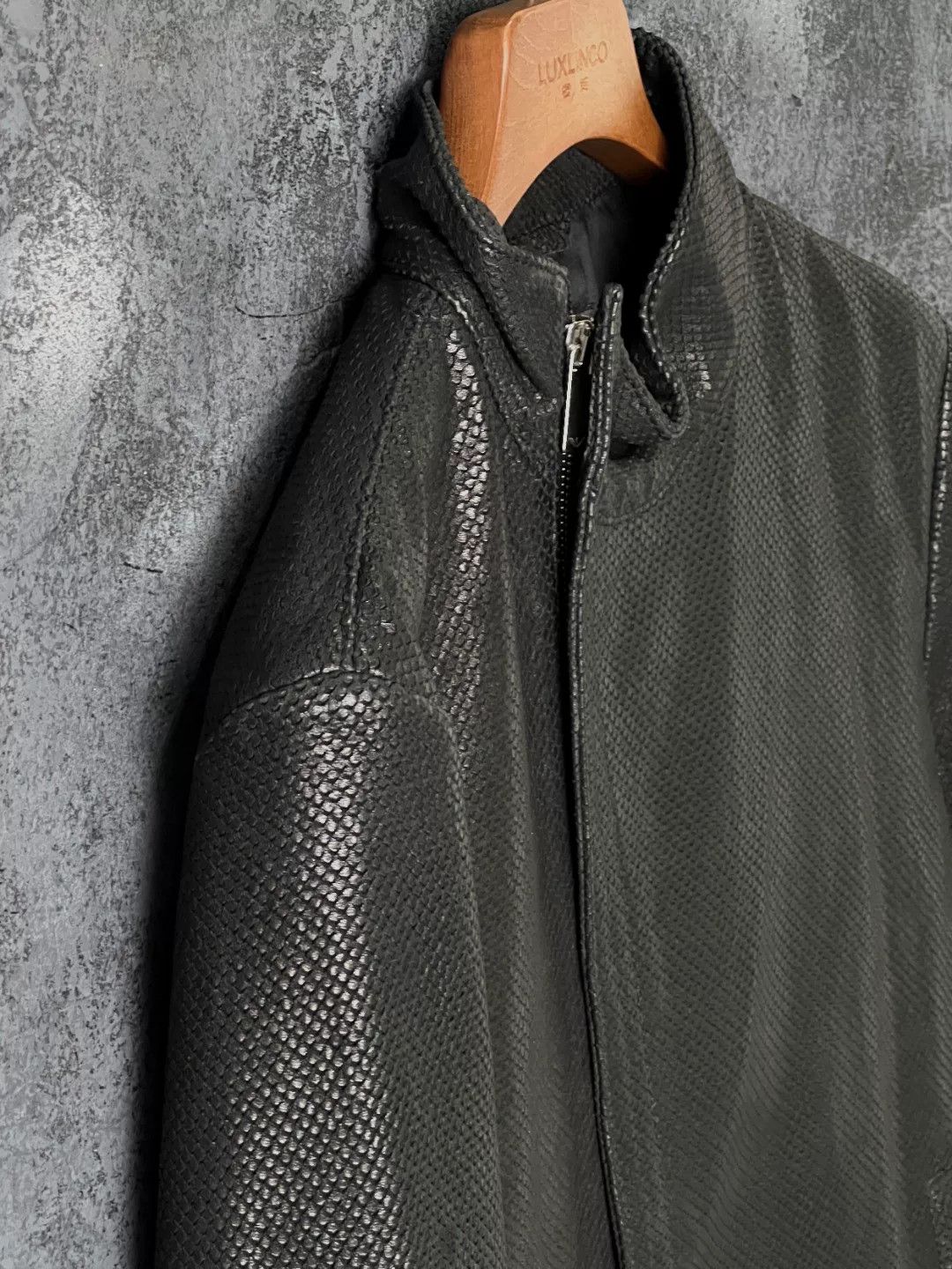 Armani Armani Leather Black Leather Jacket s Men Size US S / EU 44-46 / 1 - 5 Thumbnail