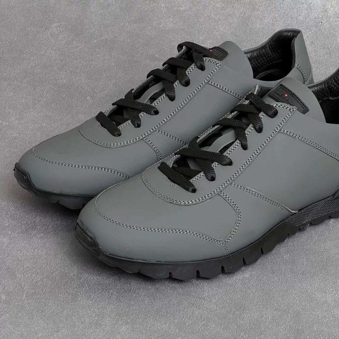 Kiton Kiton Casual Gray Lowtop Sneakers 7 Men Size US 7 / EU 40 - 3 Thumbnail