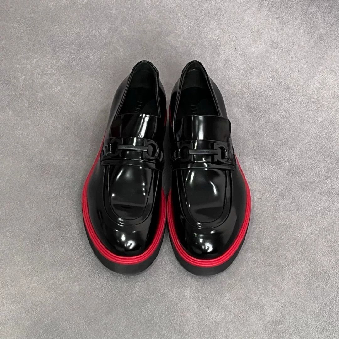 Salvatore Ferragamo Salvatore Ferragamo Leather Black Lowtop Sneakers 7.5 Men Size US 7.5 / EU 40-41 - 7 Thumbnail