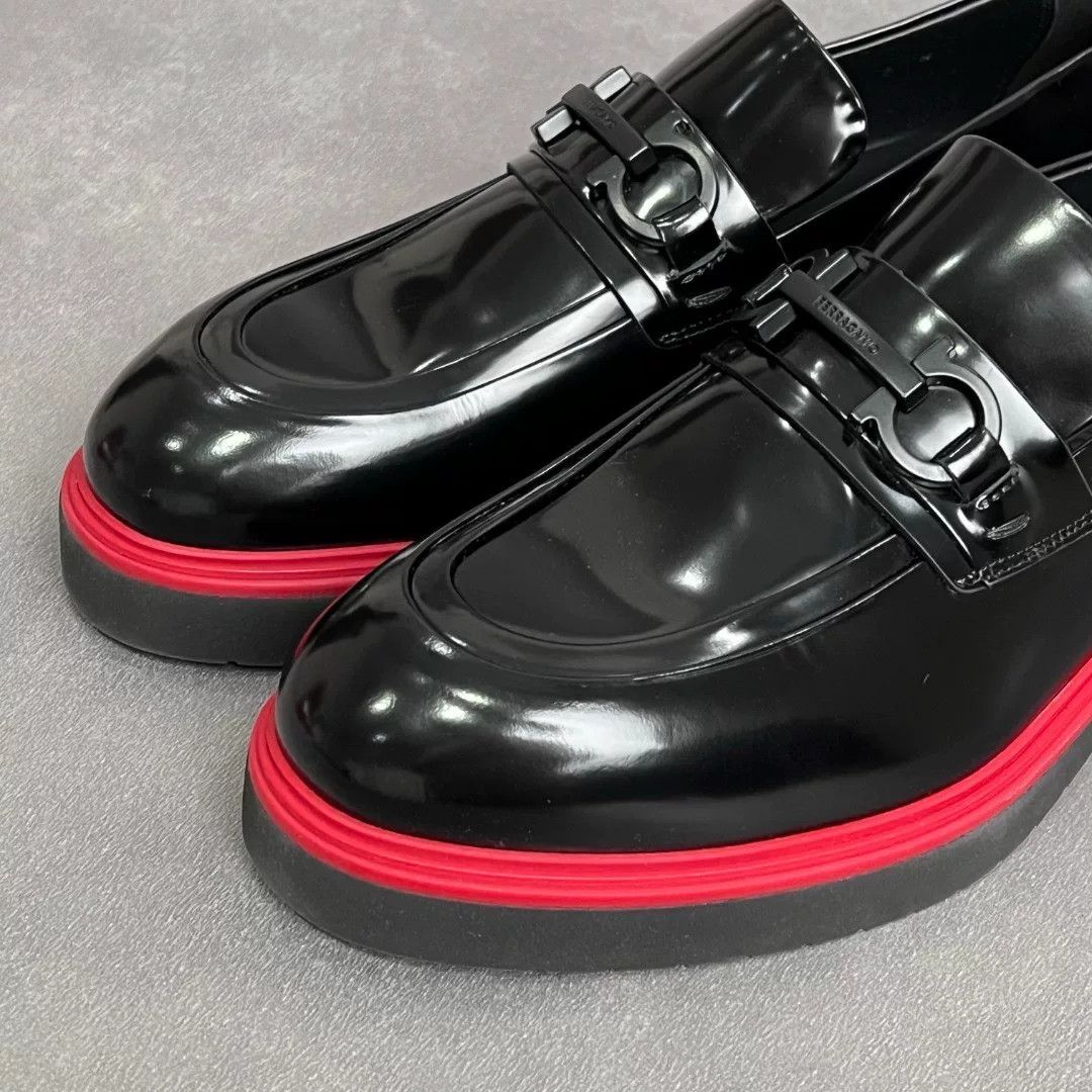Salvatore Ferragamo Salvatore Ferragamo Leather Black Lowtop Sneakers 7.5 Men Size US 7.5 / EU 40-41 - 3 Thumbnail