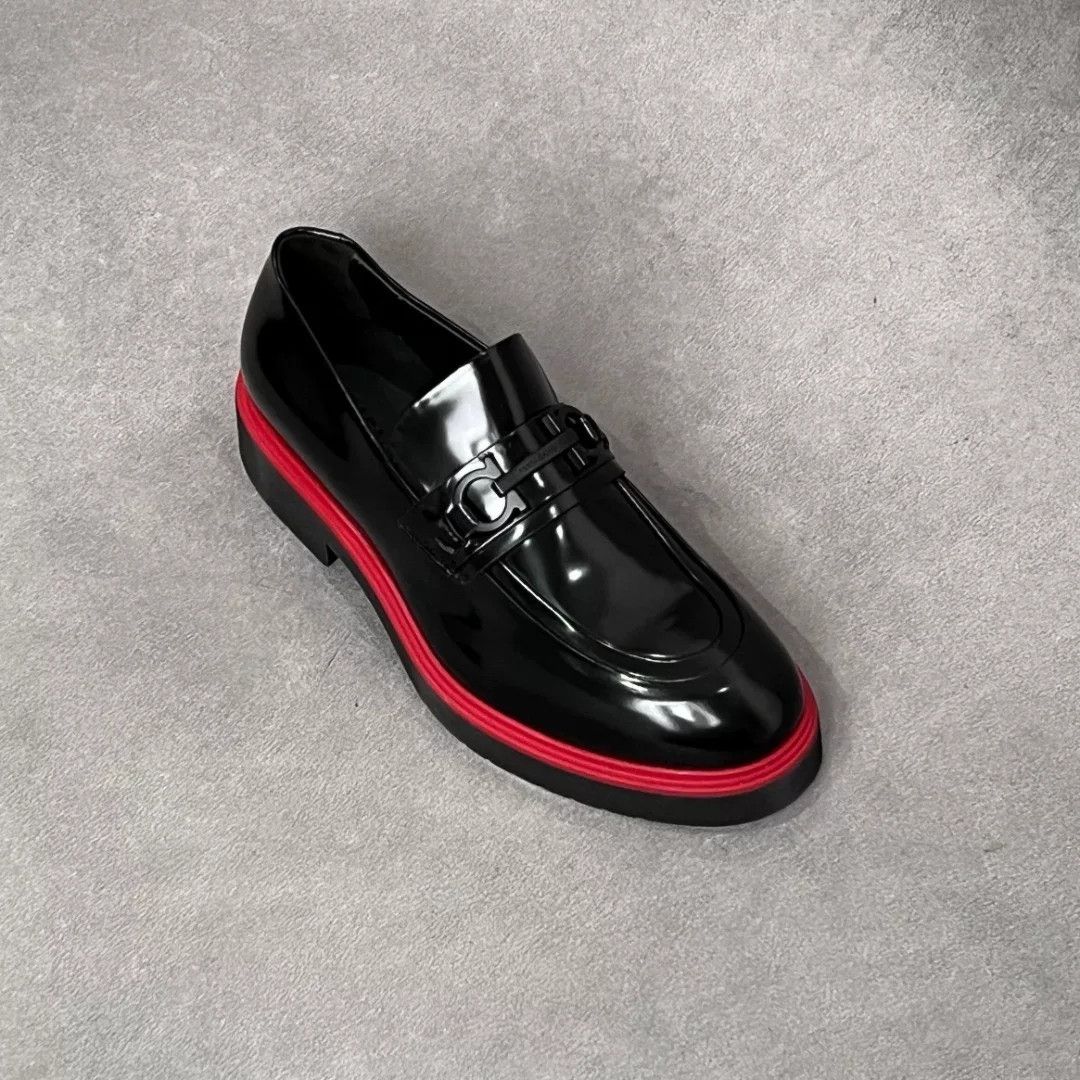 Salvatore Ferragamo Salvatore Ferragamo Leather Black Lowtop Sneakers 7.5 Men Size US 7.5 / EU 40-41 - 5 Thumbnail
