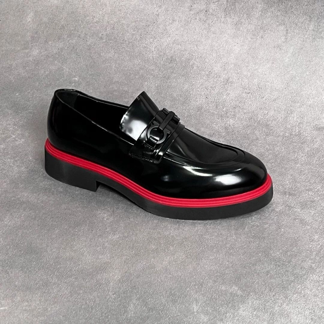 Salvatore Ferragamo Salvatore Ferragamo Leather Black Lowtop Sneakers 7.5 Men Size US 7.5 / EU 40-41 - 4 Thumbnail