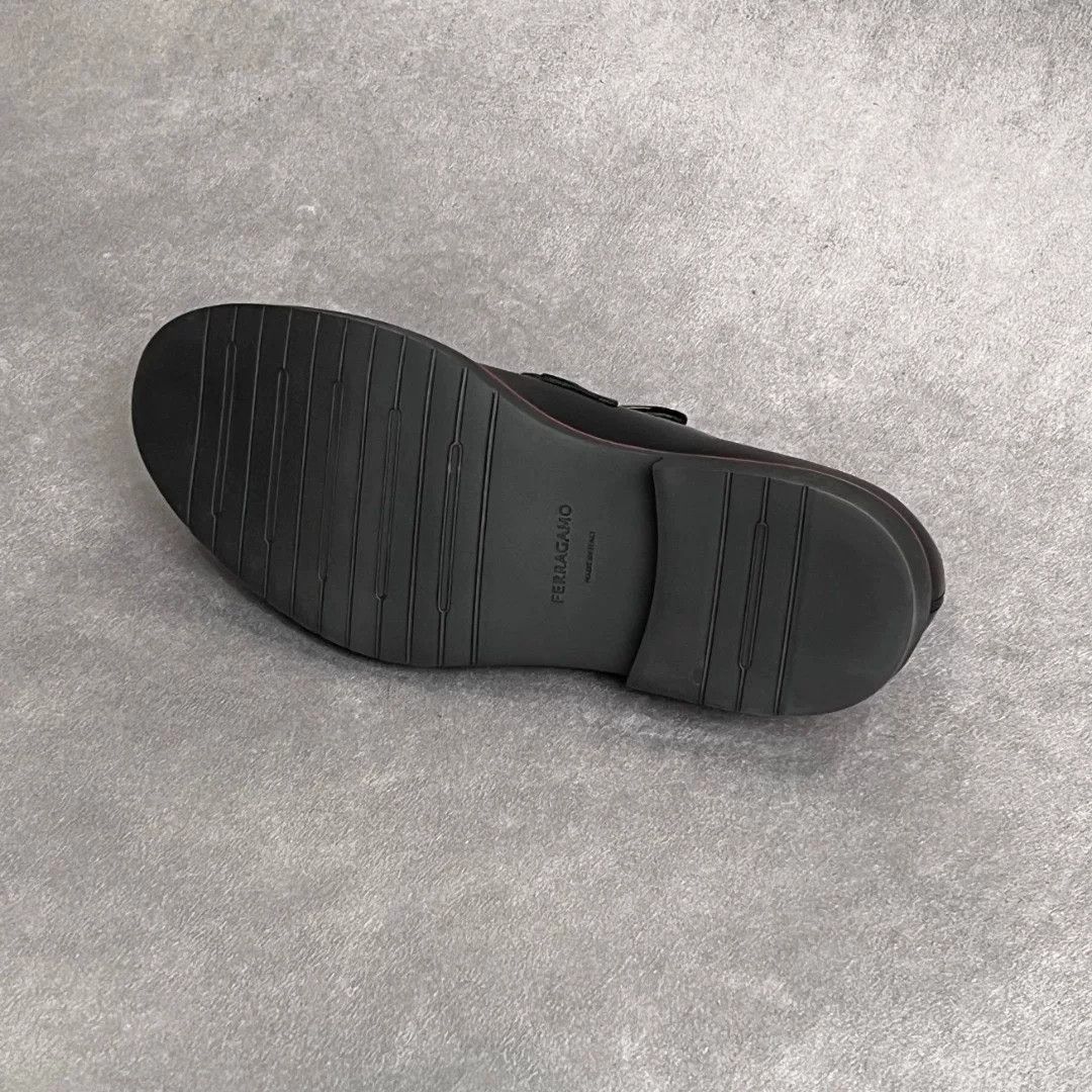 Salvatore Ferragamo Salvatore Ferragamo Leather Black Lowtop Sneakers 7.5 Men Size US 7.5 / EU 40-41 - 6 Thumbnail