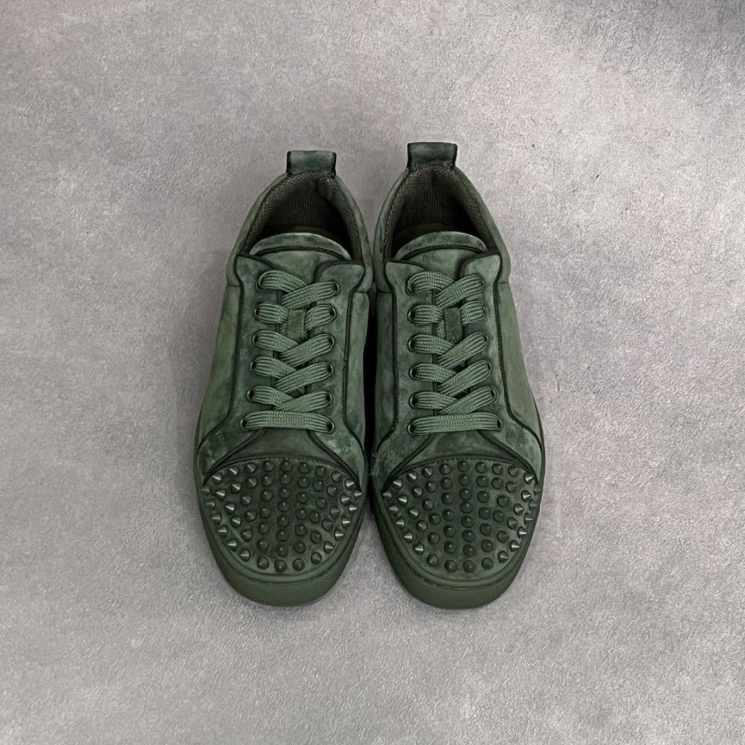 Christian Louboutin Christian Louboutin Green Lowtop Sneakers 7 Men Size US 7 / EU 40 - 7 Thumbnail