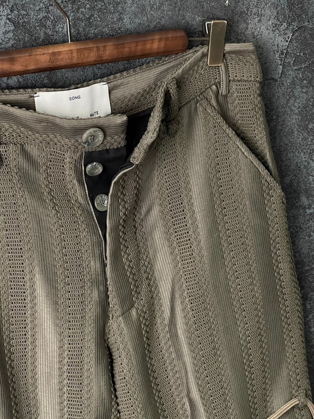Song For The Mute Song for the Mute Casual Green Casual Pants 32 Men Size US 32 / EU 48 - 5 Thumbnail