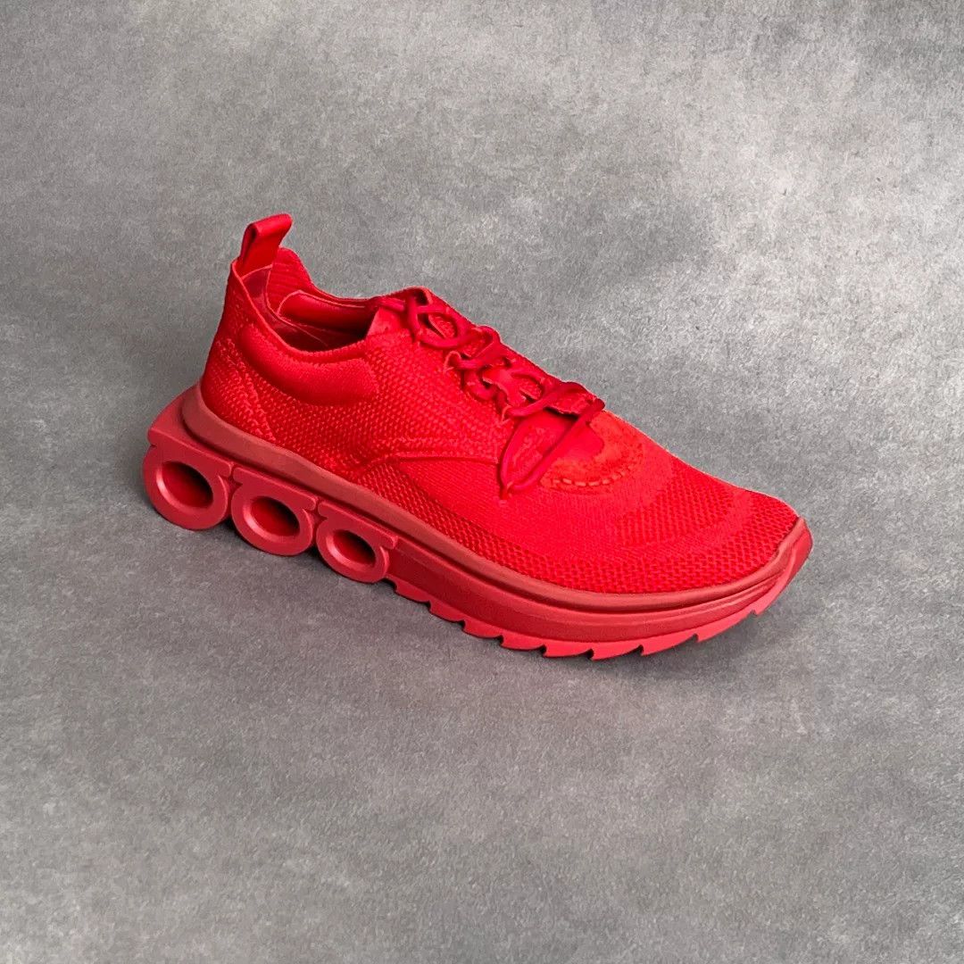 Salvatore Ferragamo Salvatore Ferragamo Breathable Red Lowtop Sneakers 9 Men Size US 9 / EU 42 - 6 Thumbnail