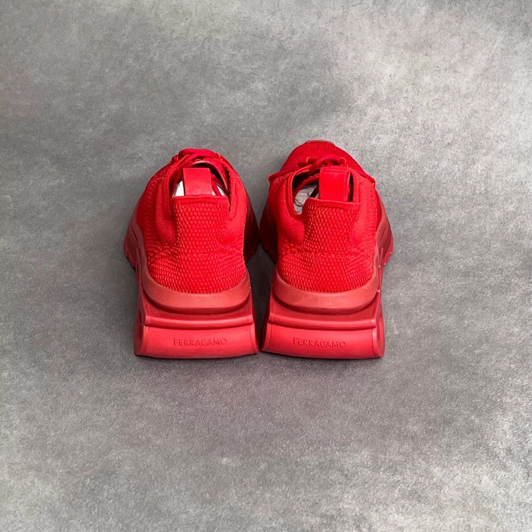 Salvatore Ferragamo Salvatore Ferragamo Breathable Red Lowtop Sneakers 9 Men Size US 9 / EU 42 - 5 Thumbnail