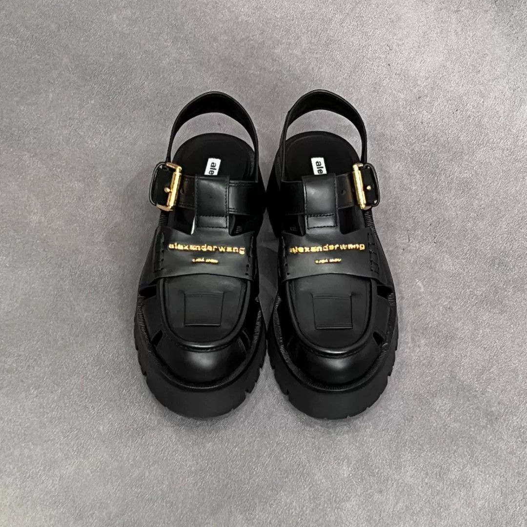 Alexander Wang Alexander Wang Leather Black Sandals us_9 Women Size US 9 / IT 39 - 7 Thumbnail
