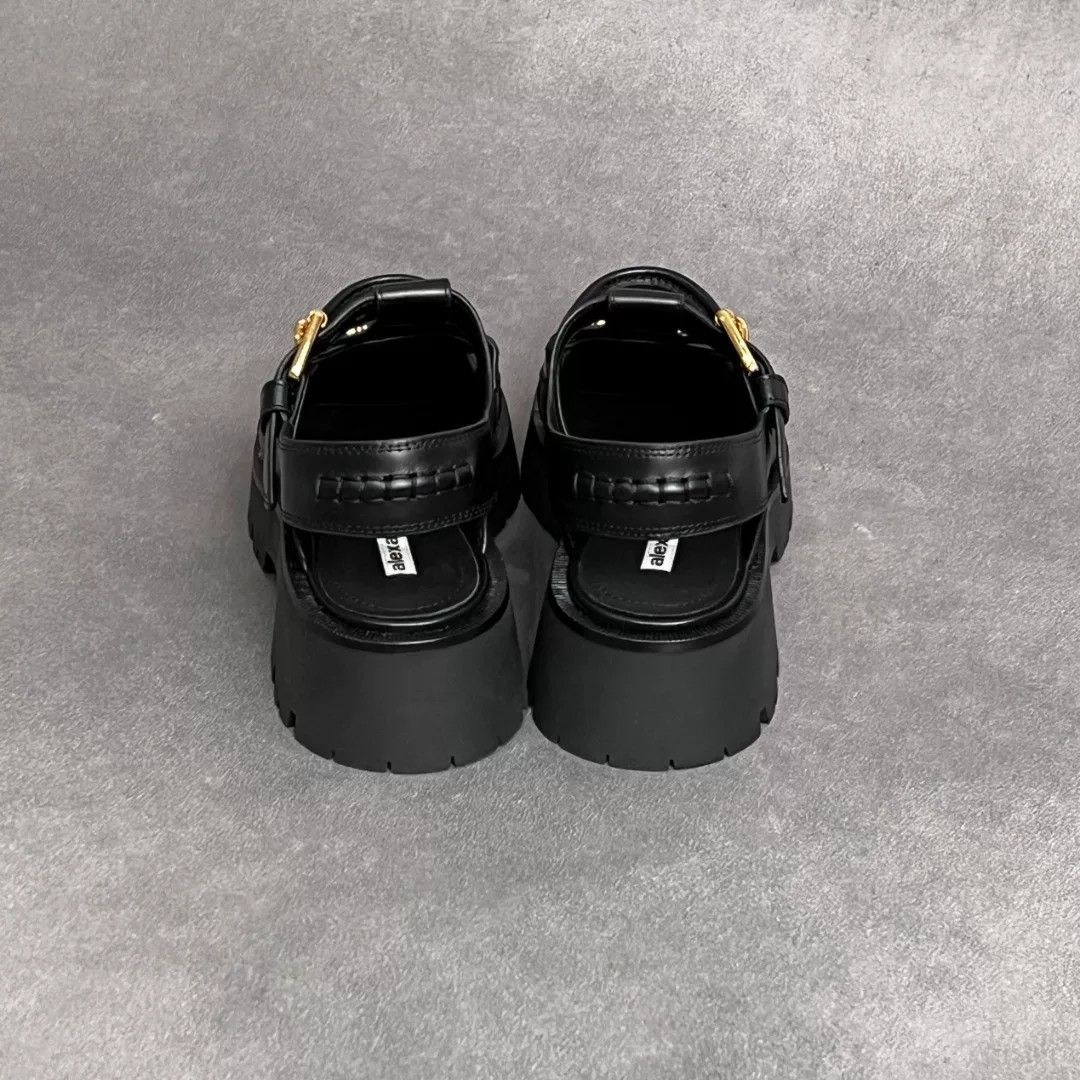 Alexander Wang Alexander Wang Leather Black Sandals us_9 Women Size US 9 / IT 39 - 8 Thumbnail