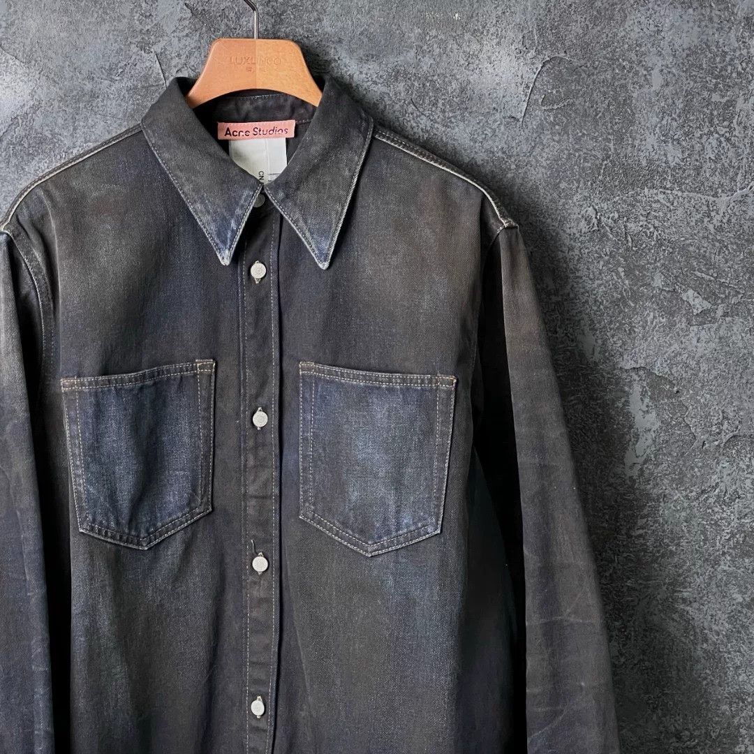 Acne Studios Acne Studios Denim Cotton Shirt s Men Size US S / EU 44-46 / 1 - 3 Thumbnail