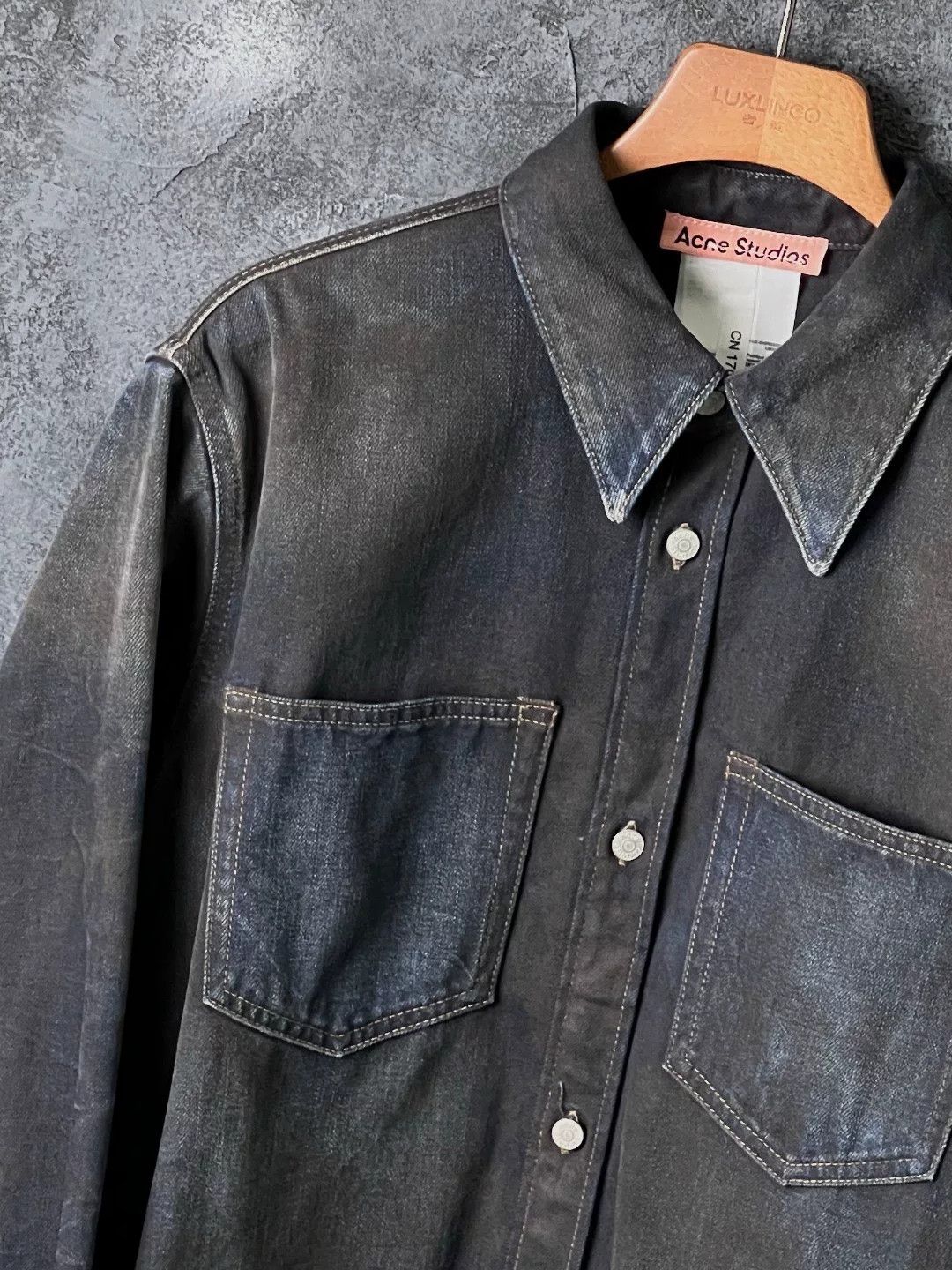 Acne Studios Acne Studios Denim Cotton Shirt s Men Size US S / EU 44-46 / 1 - 4 Thumbnail