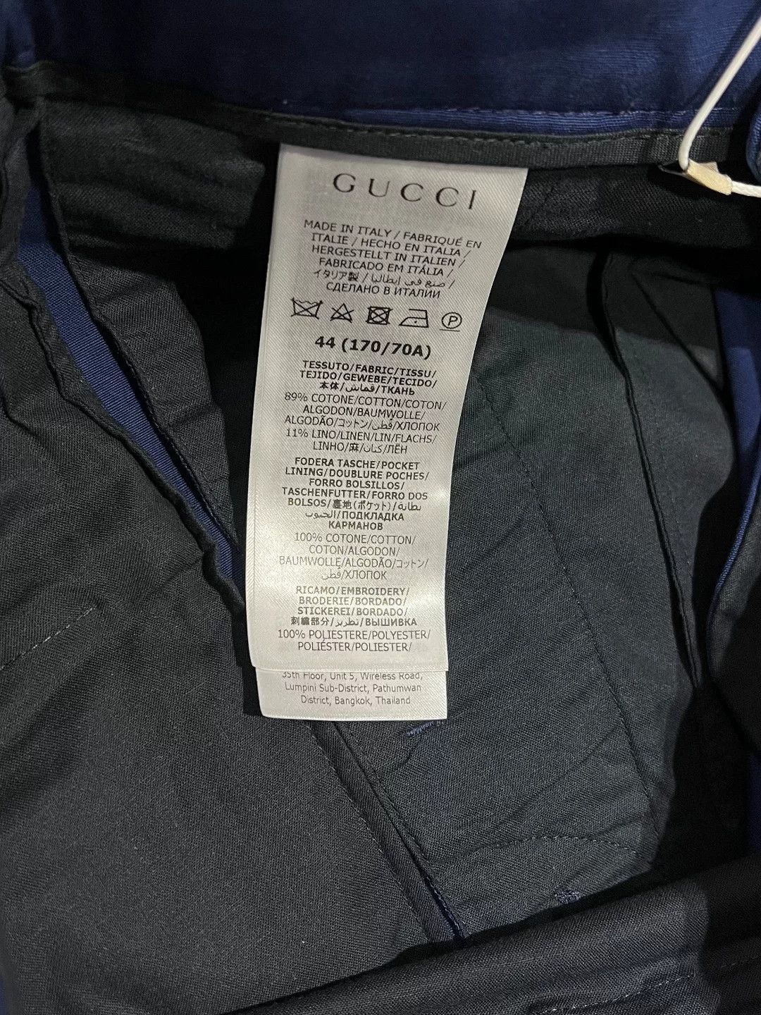 Gucci Gucci Casual Blue Formal Trousers 40r Men Size 40R - 8 Thumbnail