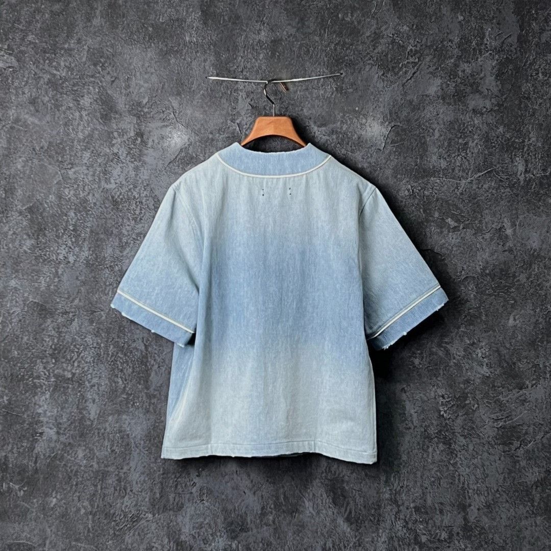 Amiri Amiri Cotton Blue Shirt s Men Size US S / EU 44-46 / 1 - 2 Thumbnail