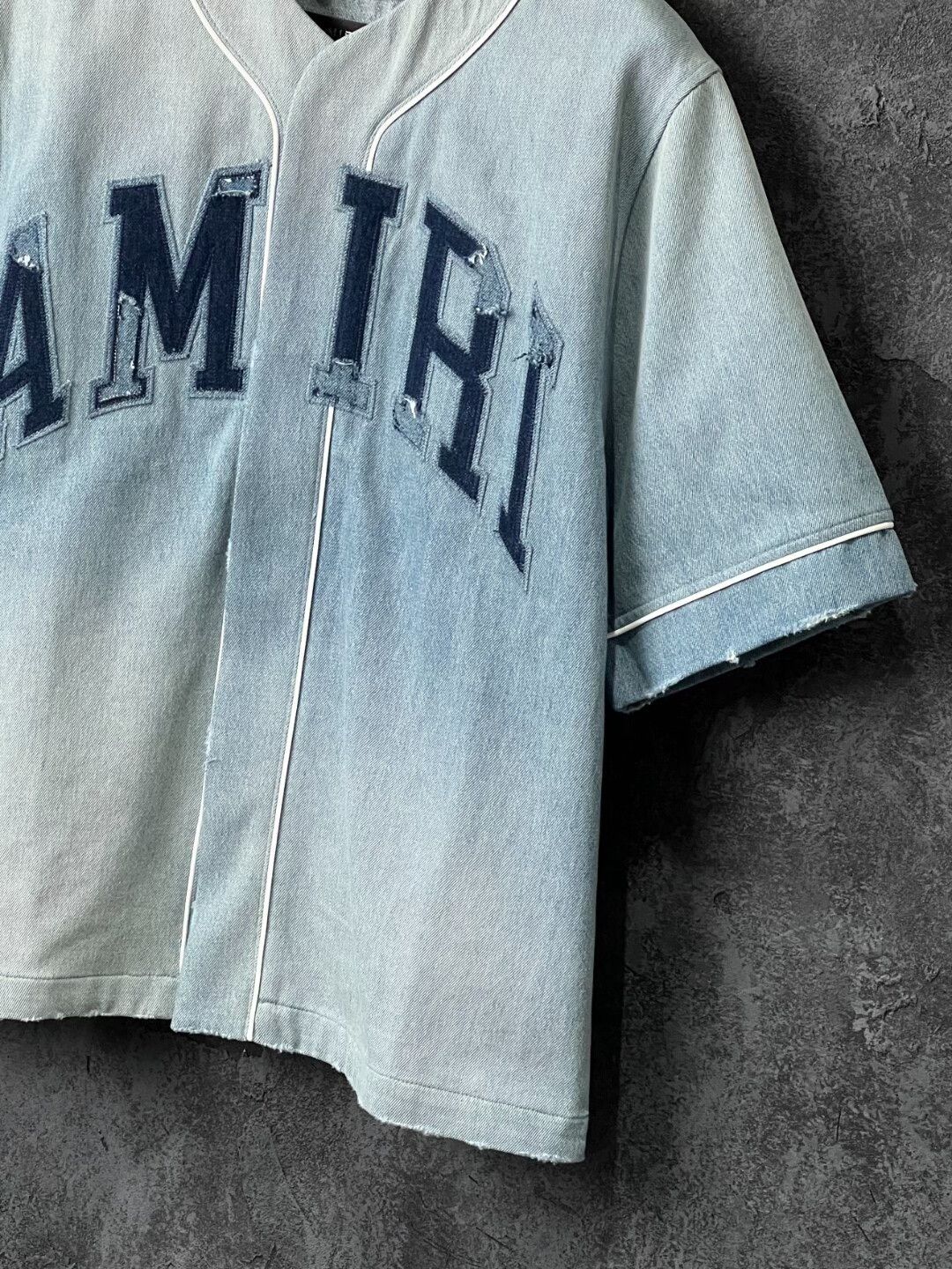 Amiri Amiri Cotton Blue Shirt s Men Size US S / EU 44-46 / 1 - 6 Thumbnail