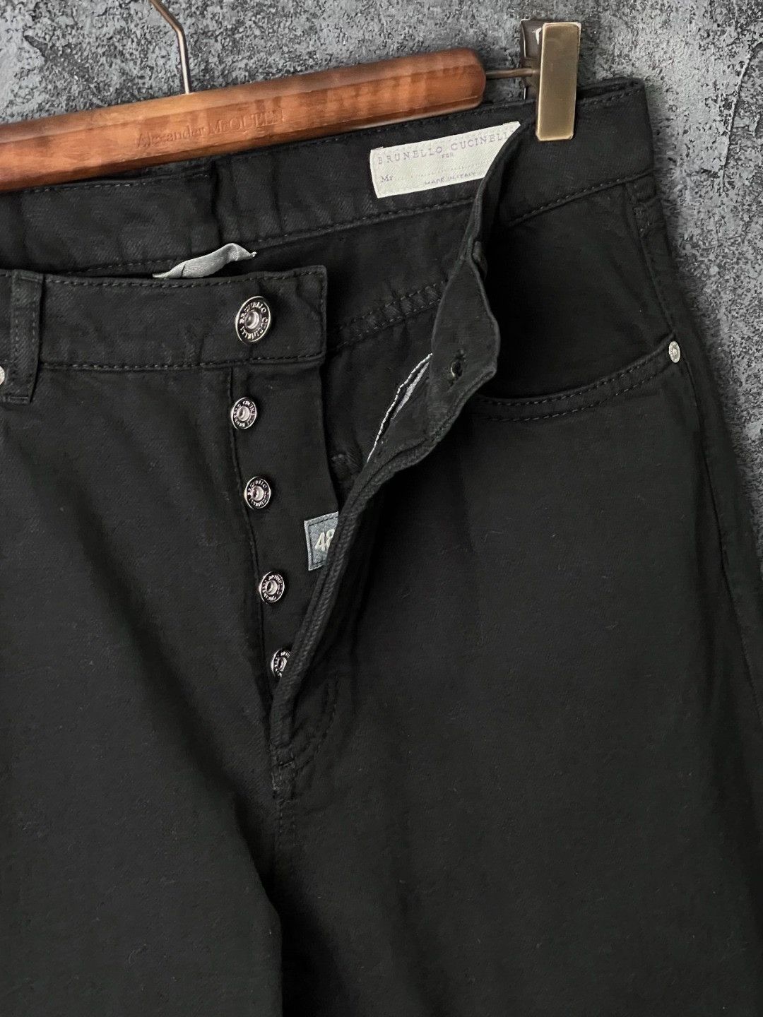 Brunello Cucinelli Brunello Cucinelli Denim Cotton Black Denim Jeans 32 Men Size US 32 / EU 48 - 4 Thumbnail