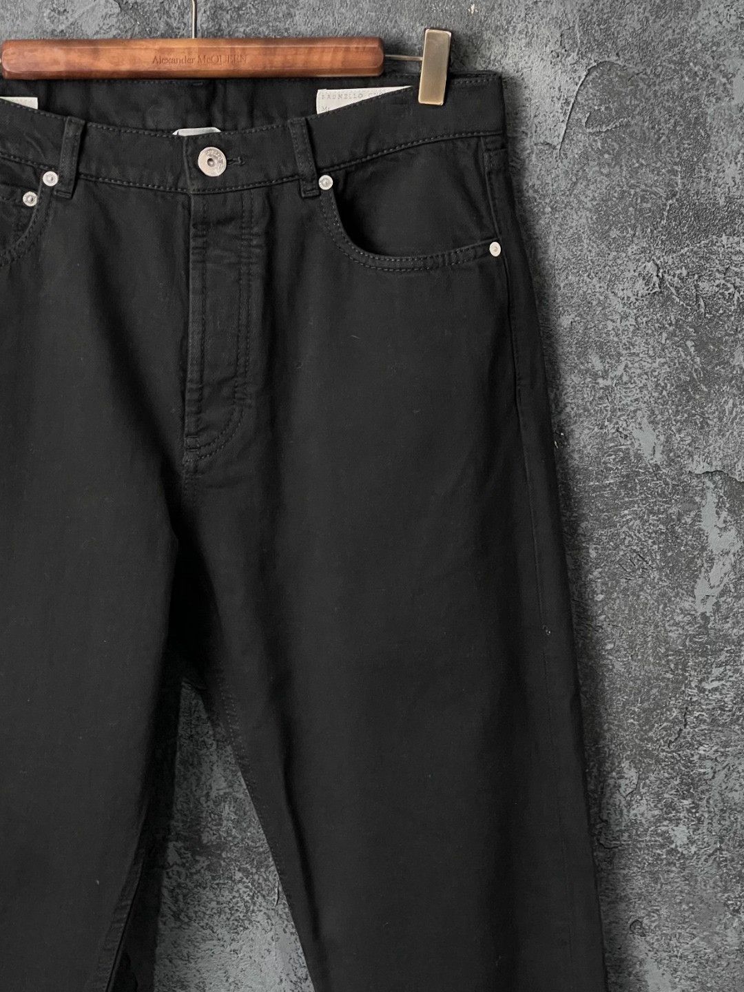 Brunello Cucinelli Brunello Cucinelli Denim Cotton Black Denim Jeans 32 Men Size US 32 / EU 48 - 3 Thumbnail