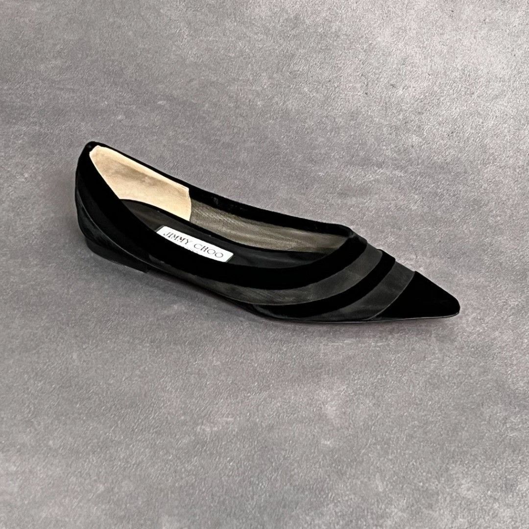 Jimmy Choo Jimmy Choo Black Lowtop Sneakers us_5 Women Size US 5 / IT 35 - 4 Thumbnail