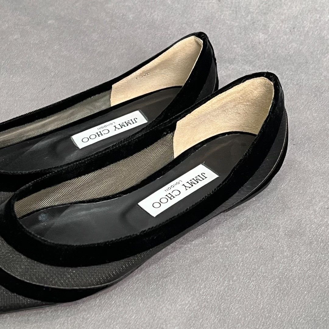Jimmy Choo Jimmy Choo Black Lowtop Sneakers us_5 Women Size US 5 / IT 35 - 3 Thumbnail